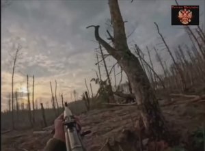 🔴Отражение налёта целой стаи украинских «FPV-дронов» на группу Русских солдат.🔴