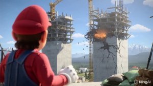 Марио на стройке