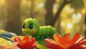 Сказка о гусенице и прекрасной бабочке