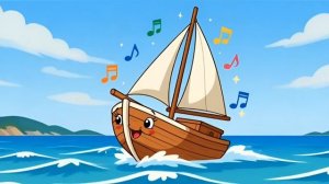 Весёлая и яркая детская песенка про маленький кораблик