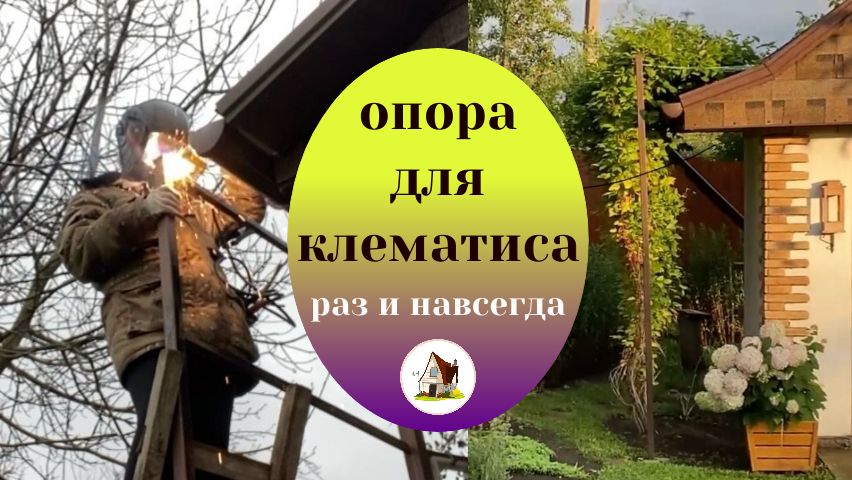 Опора для вьющихся цветов.