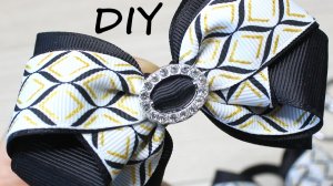 Банты из лент мастер-класс для новичков. Рукодельный канал ЕленаПодарки