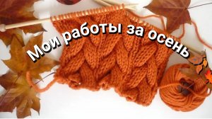 Дела вязальные🧶Мои работы за три осенних месяца🧶