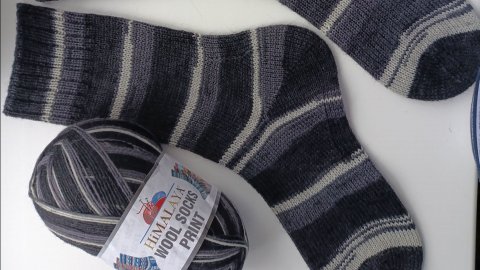 Обзор носки из Himalaya wool socks print