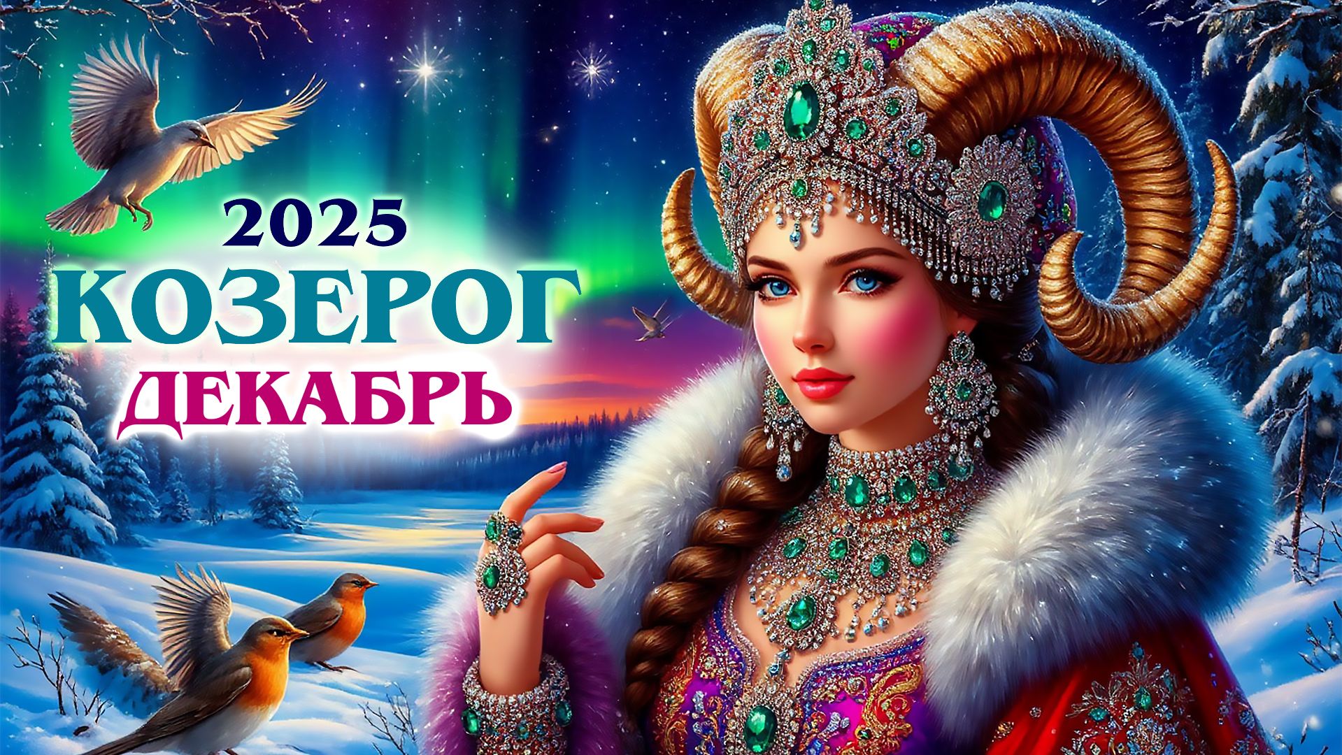 💝КОЗЕРОГ ♑Capricorn ♑ГОРОСОКОП ДЕКАБРЬ ❄ 💝ОКРУЖЕНИЕ,  РАБОТА, ЗДОРОВЬЕ ❄☃ С НОВЫМ ГОДОМ ☃❄