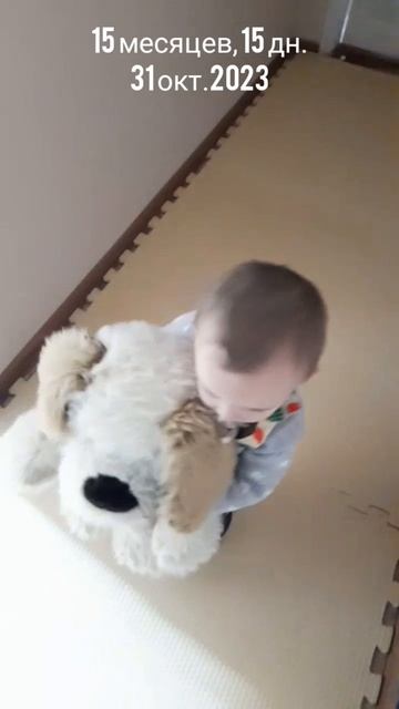 15 мес.,15 дн.Любительница мягких игрушек.(31 окт.2023).mp4