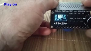 ATS20+ вседиапазонный DSP радиоприемник, FM LW MW SW SSB, слушаем эфир.