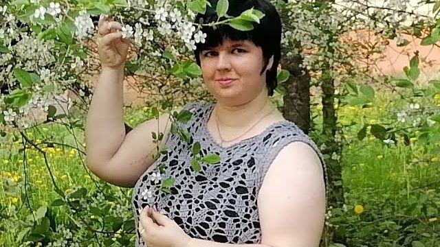 АРХИВ. Топ крючком в рамках конкурса #втопесанной по мк - ‪@anna_vyazanii_stil‬ смотреть онлайн