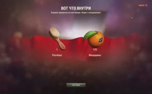 открываю контейнеры с мандаринами