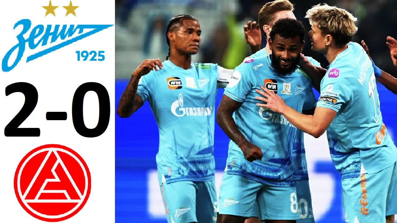 "Зенит" обыграл "Акрон" и вышел на первое место в РПЛ! Зенит - Акрон - Обзор матча!