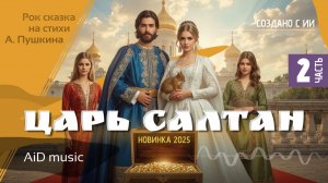 [Царь Салтан] - Рок-сказка (часть 2) | Классика в огне гитар | Новинка 2025 | ИИ