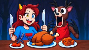 😱10 ГОСТЕЙ на ДЕНЬ БЛАГОДАРЕНИЯ в 99 НОЧЕЙ в ЛЕСУ 99 Nights in the Forest в Роблокс