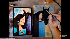 Рисуем с Александрой Абросимовой 6.12 10:00