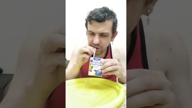 Обжор мукбанг / детское питание / Агуша молочная кашка рисовая с яблоком и грушей / просрочка