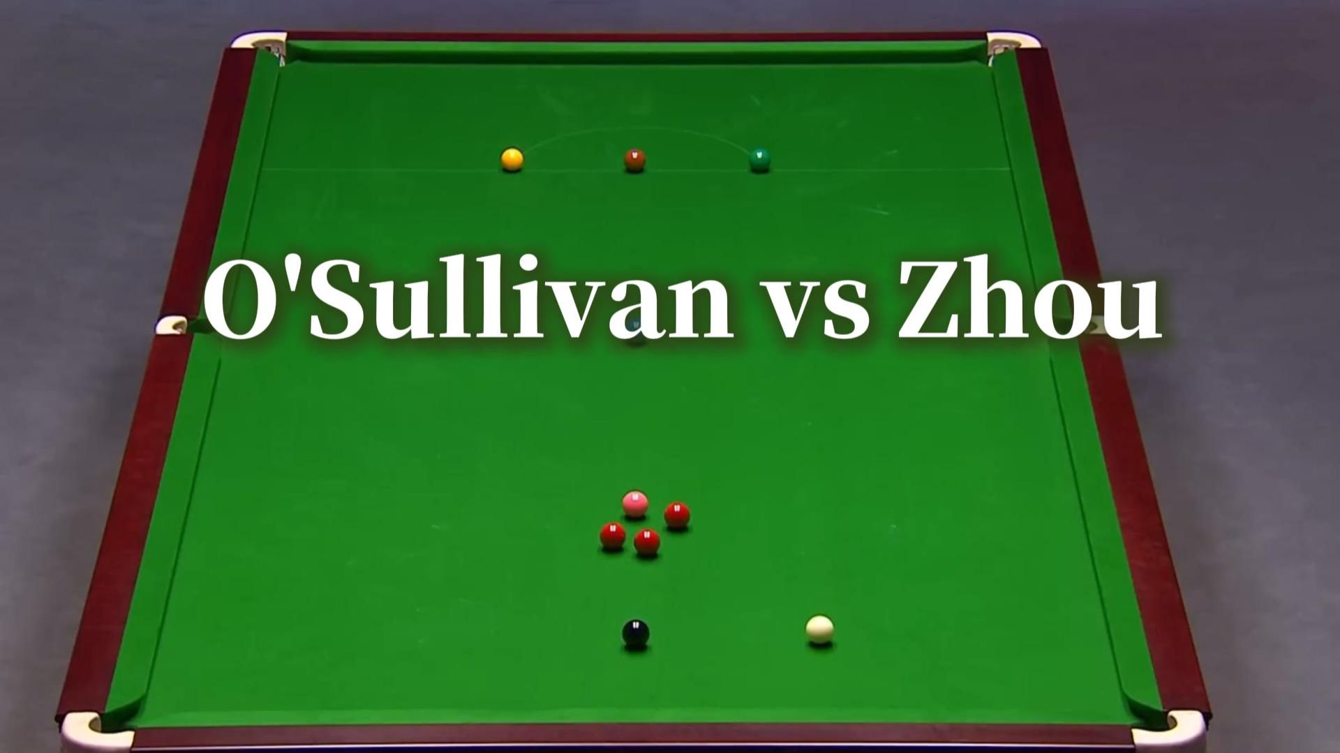 Снукер.Ronnie O'Sullivan vs Zhou Yuelong