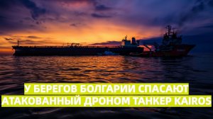 У берегов Болгарии спасают атакованный дроном танкер Kairos