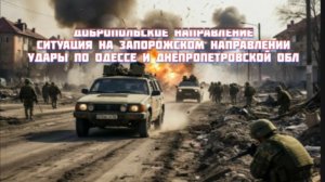 Новости СВО Сегодня-  Добропольское направление Ситуация на Запорожском направлении Удары по Одессе
