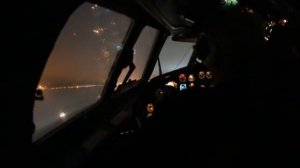 Взлет Ту-154 из Внуково.