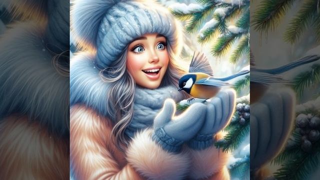 Зимушка-Зима. открытка