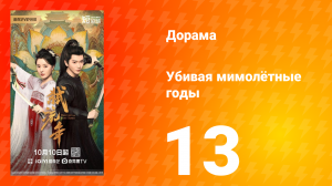 Убивая мимолётные годы 13 серия