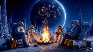 Киберпанк-футуризм: Неоновые Города, Космические Колонии и Фиолетовая Планета 🌌🚀