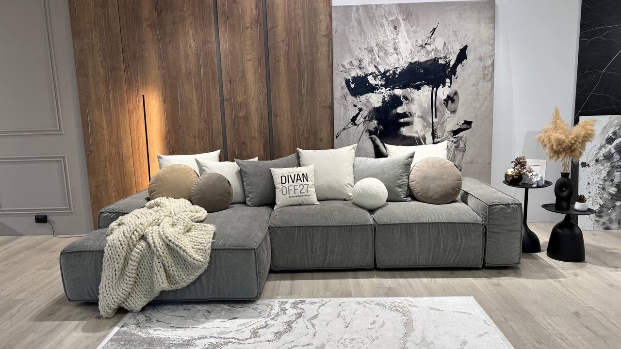 Диван НЭКСИС от фабрики дизайнерской нерской мягкой мебели  DIVANOFF27