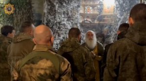 Апти Алаудинов "АХМАТ". Протоиерей Николай Германский у бойцов группы "Бати"