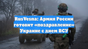 RusVesna: Армия России готовит «поздравление» Украине с днем ВСУ
