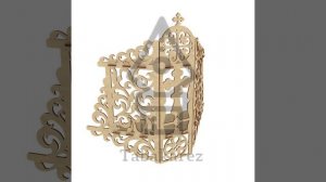 Угловой иконостас | Макет для резки