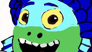 Рисуем Луку Пагуро в обличий морского чудовища