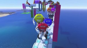 Мультик про супергероев: гонки с падениями Кто упадёт в море? 🌊💥 ЯРКОЕ ВИДЕО ДЛЯ ДЕТЕЙ.