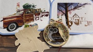 Вышивка крестом/ Зимние старты/ Процесс.