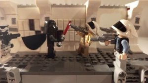 Darth Vader vs Soldier Fed lego