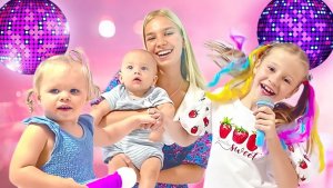 Приключения Насти и её друзей - парк развлечений караоке и домашние хлопоты