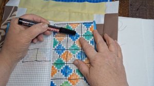 Начала новую работу. Сшила образец. Делаю расчёты.