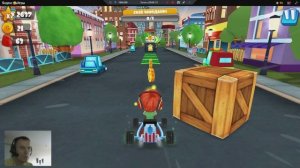 Мультяшная игра Хулиганы на тачках для детей