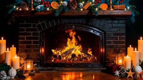 Нежное Пианино и Звуки Потрескивания Дров. Приятный фоновые звуки для Волшебного Отдыха.