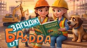 Строительный Транспорт для Детей | Экскаватор, Кран, Бульдозер, Каток | Развивающий Мультфильм