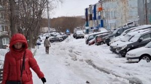 Последствия циклона выпавший дождем на город 4.12.25 года