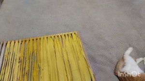 Коврик на раме ,быстрое плетение . 2 способ.1 часть.