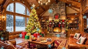 Расслабляющая рождественская музыка у камина 🎶 Праздничное фортепиано для релаксации.