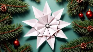 Как сделать снежинку из бумаги на Новый год