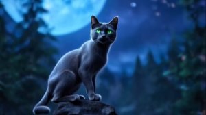 Лунная кошка.