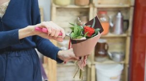 Букет из одной розы