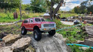 Custom Redcat gen8 and Traxxas trx4. Chevrolet blazer k5. Redtrx