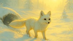 ❄️ Снежная лисица. Утро зимнего света - Добрый мультфильм о природе