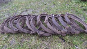 Нарвался на сброс. Чугунные кольца одна за одной. Металлокоп