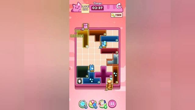 Как пройти Уровень 266 в Drop the Cat! (Решение)