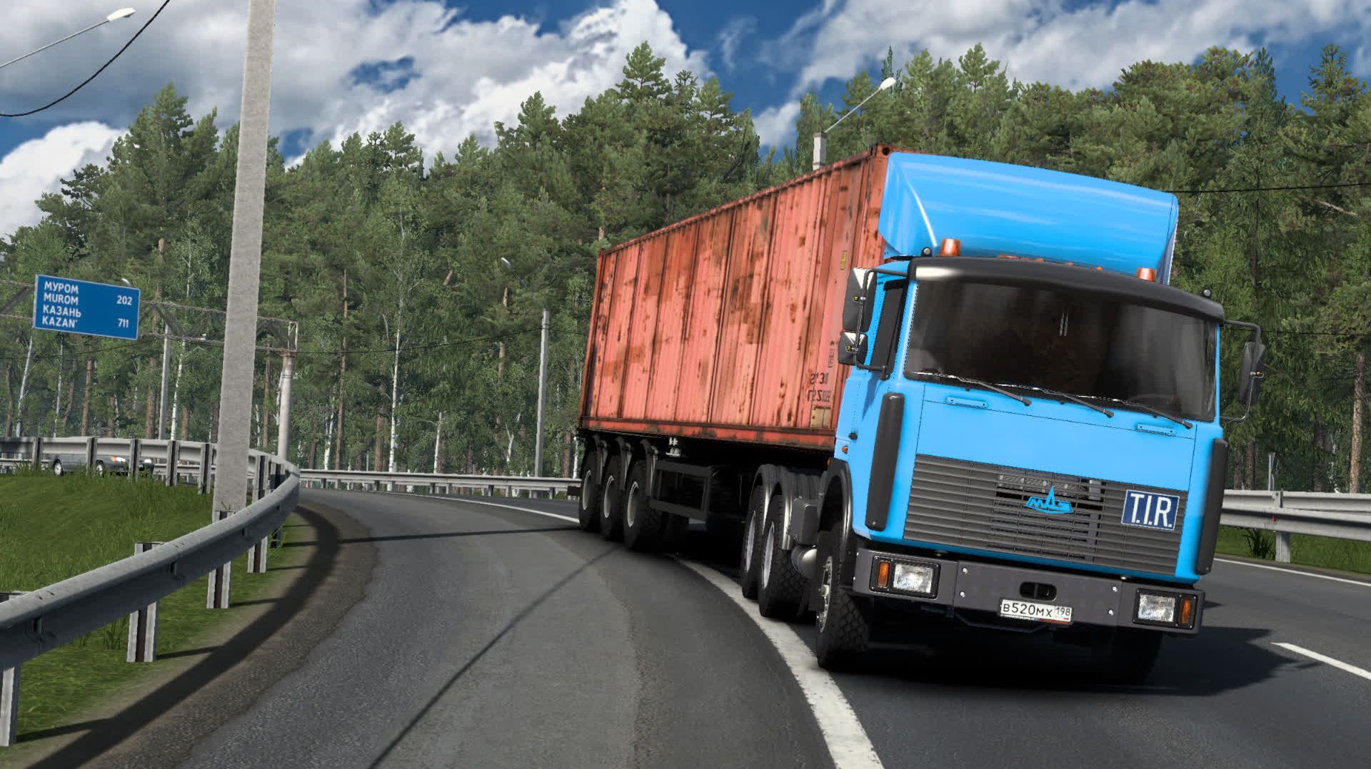 490 / ETS2 1.56 / MAZ 6422 / На Кемь.