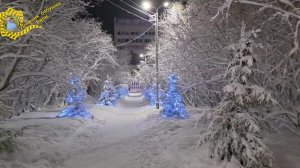Воркута. Гуляем по городу с Пашей и Элей.